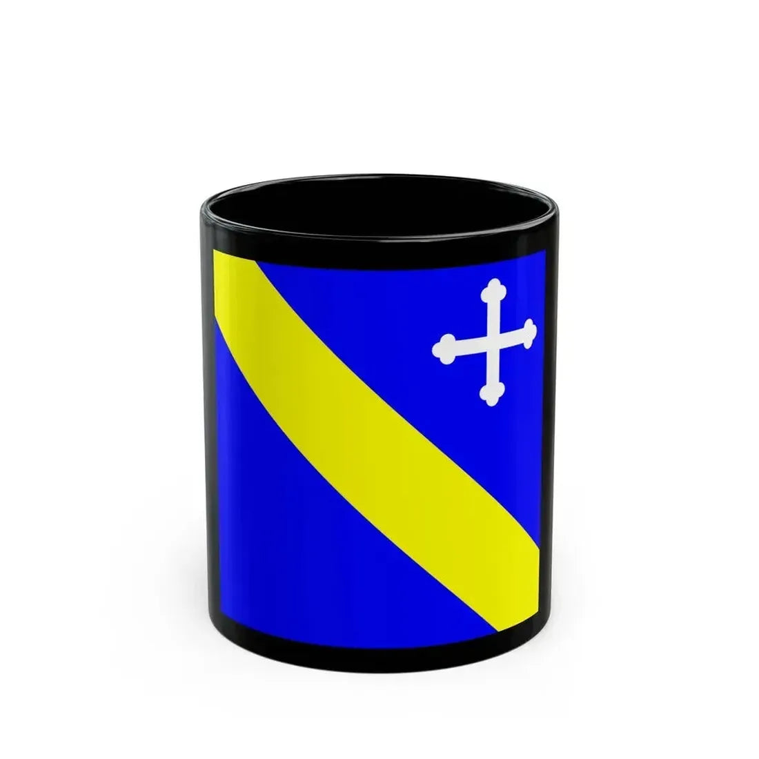 Flag of Lully Switzerland - Black Coffee Mug 11oz - Go Mug Yourself