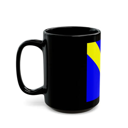 Flag of Lully Switzerland - Black Coffee Mug-Go Mug Yourself