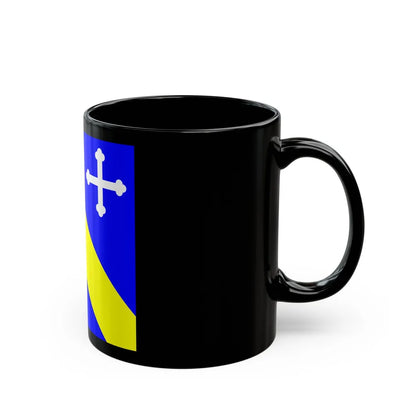 Flag of Lully Switzerland - Black Coffee Mug-Go Mug Yourself