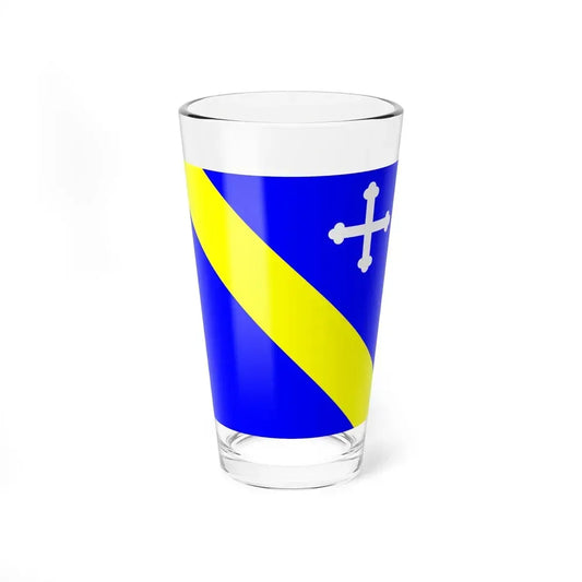 Flag of Lully Switzerland - Pint Glass 16oz 16oz - Go Mug Yourself