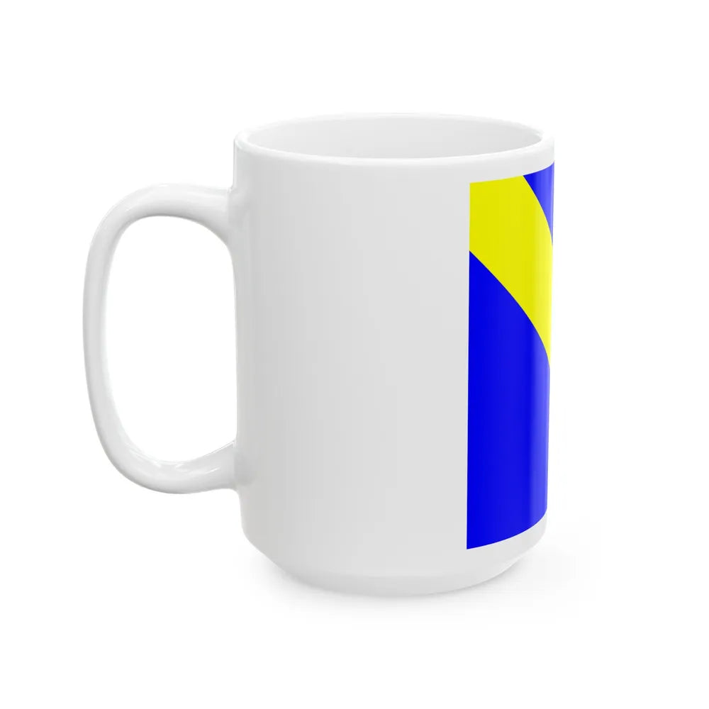 Flag of Lully Switzerland - White Coffee Mug-Go Mug Yourself