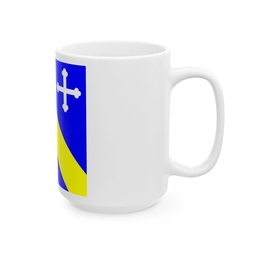 Flag of Lully Switzerland - White Coffee Mug-Go Mug Yourself