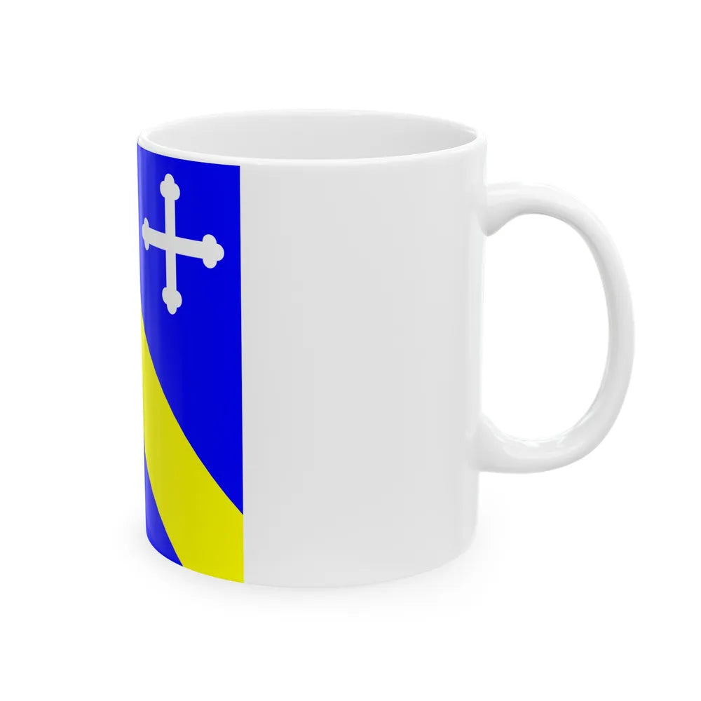 Flag of Lully Switzerland - White Coffee Mug-Go Mug Yourself