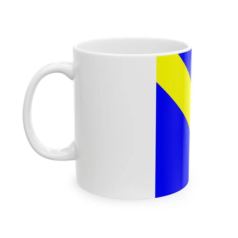 Flag of Lully Switzerland - White Coffee Mug-Go Mug Yourself