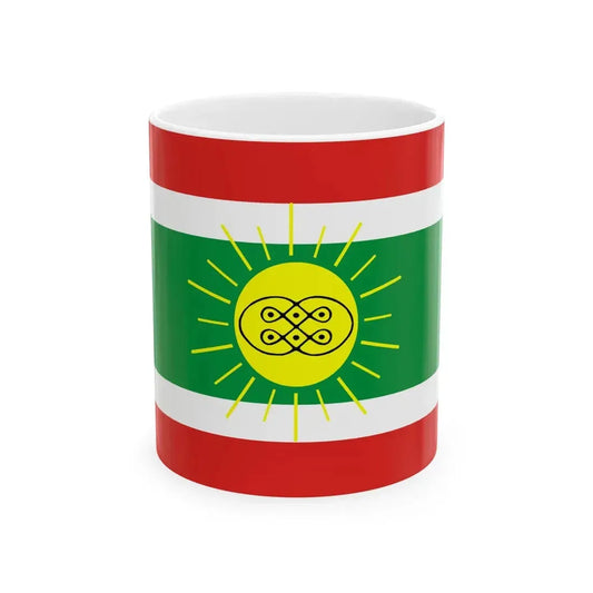 Flag of Lunda Tchokwe (Angola) White Coffee Mug 11oz - Go Mug Yourself