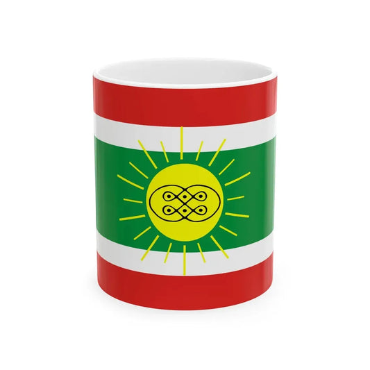 Flag of Lunda Tchokwe (Angola) White Coffee Mug 11oz - Go Mug Yourself