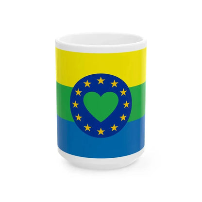 Flag of Lunezia (Italy) White Coffee Mug 15oz - Go Mug Yourself