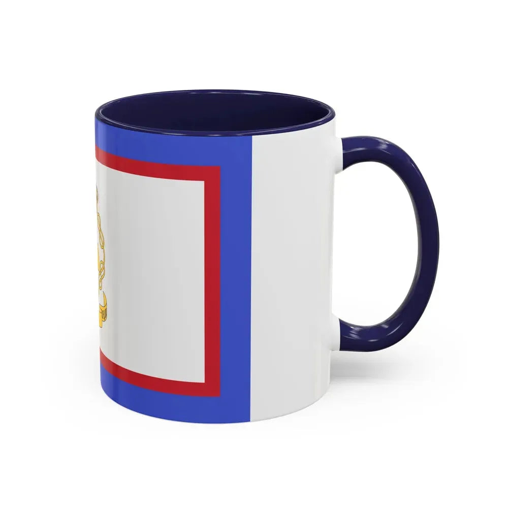 Flag of luogotenente generale in Albania of the Kingdom of Italy - Accent Coffee Mug - Go Mug Yourself