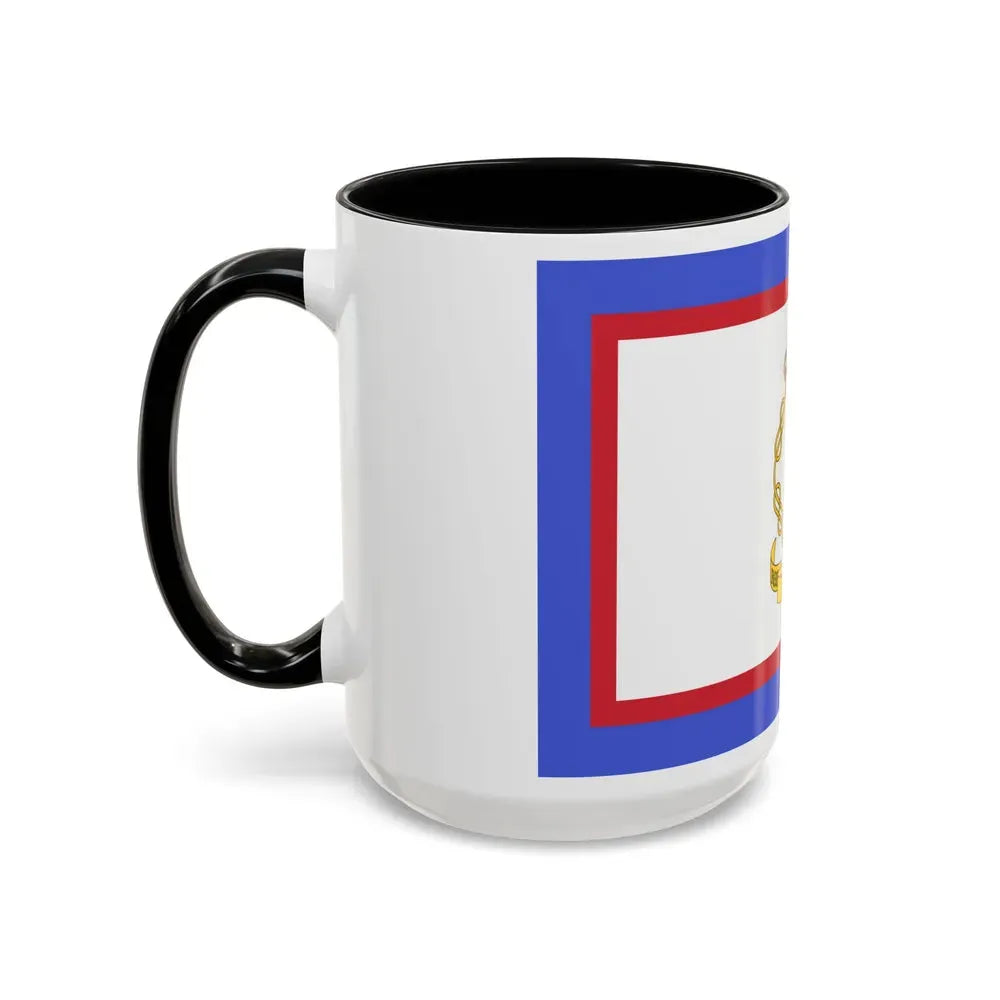 Flag of luogotenente generale in Albania of the Kingdom of Italy - Accent Coffee Mug - Go Mug Yourself