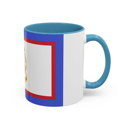 Flag of luogotenente generale in Albania of the Kingdom of Italy - Accent Coffee Mug - Go Mug Yourself