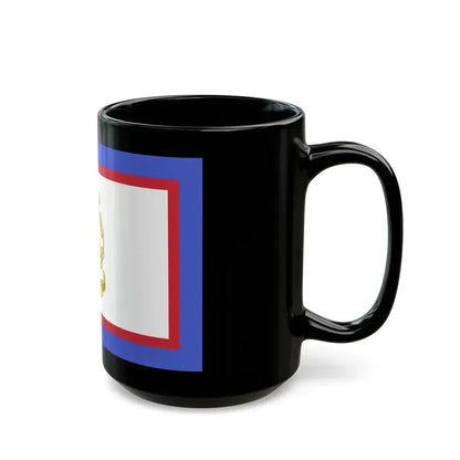 Flag of luogotenente generale in Albania of the Kingdom of Italy - Black Coffee Mug - Go Mug Yourself