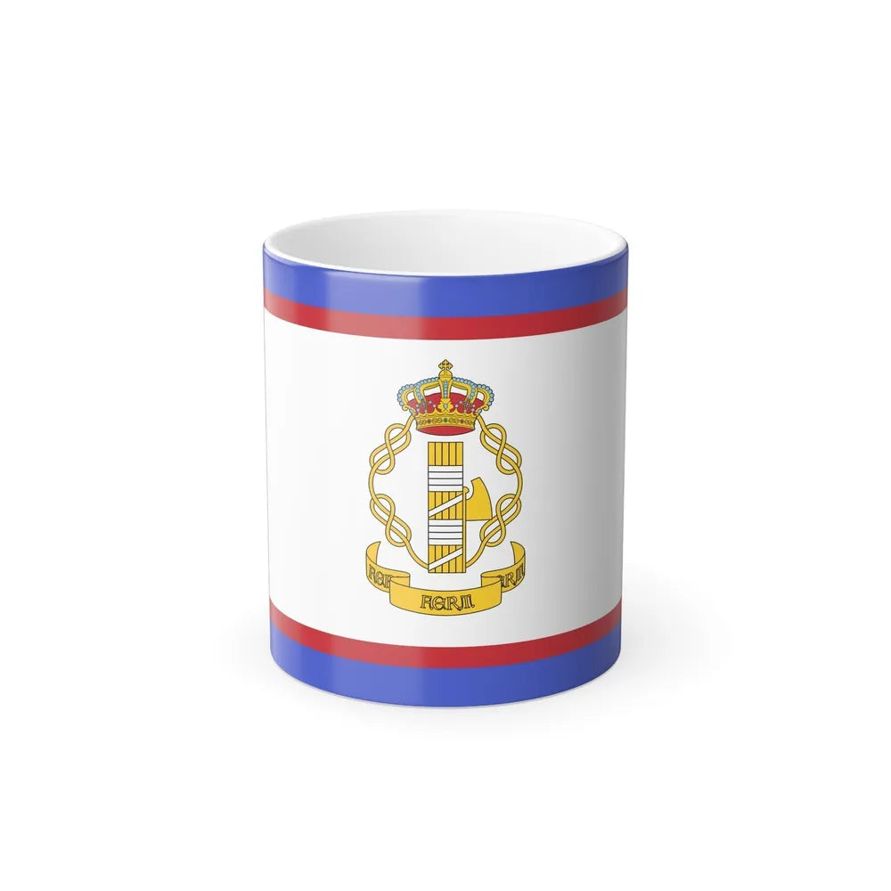 Flag of luogotenente generale in Albania of the Kingdom of Italy - Color Changing Coffee Mug-11oz-Go Mug Yourself