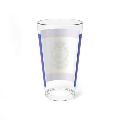 Flag of luogotenente generale in Albania of the Kingdom of Italy - Pint Glass 16oz - Go Mug Yourself