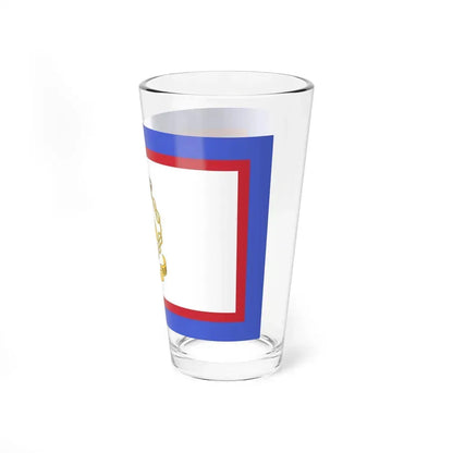 Flag of luogotenente generale in Albania of the Kingdom of Italy - Pint Glass 16oz - Go Mug Yourself