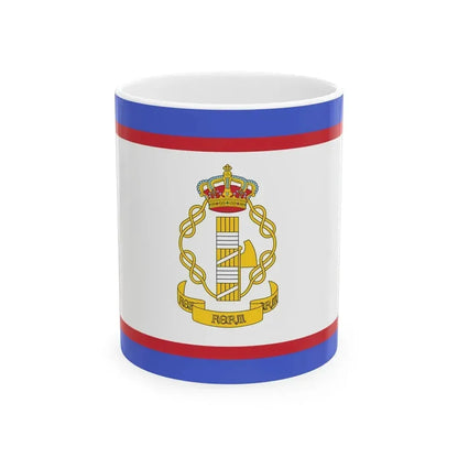 Flag of luogotenente generale in Albania of the Kingdom of Italy - White Coffee Mug 11oz - Go Mug Yourself