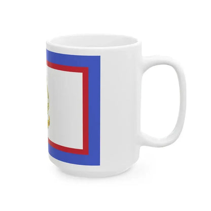 Flag of luogotenente generale in Albania of the Kingdom of Italy - White Coffee Mug - Go Mug Yourself