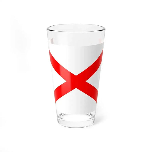 Flag of Luqa Malta - Pint Glass 16oz 16oz - Go Mug Yourself