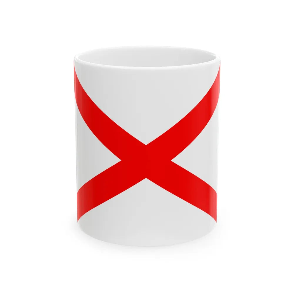 Flag of Luqa Malta - White Coffee Mug-11oz-Go Mug Yourself