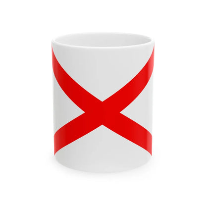 Flag of Luqa Malta - White Coffee Mug-11oz-Go Mug Yourself