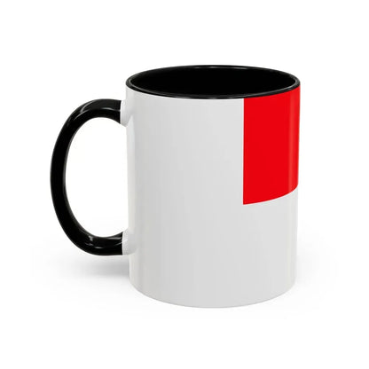 Flag of Lutry Switzerland - Accent Coffee Mug - Go Mug Yourself