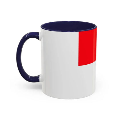 Flag of Lutry Switzerland - Accent Coffee Mug - Go Mug Yourself
