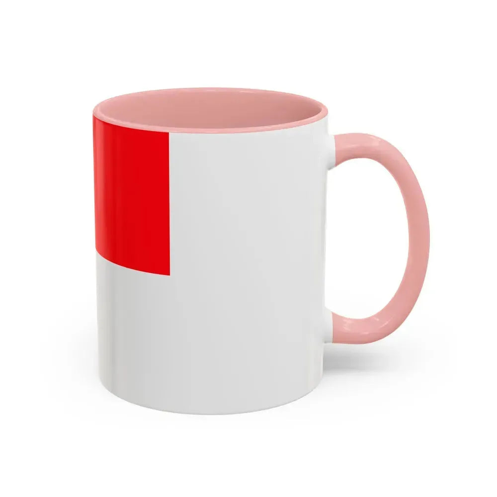 Flag of Lutry Switzerland - Accent Coffee Mug - Go Mug Yourself