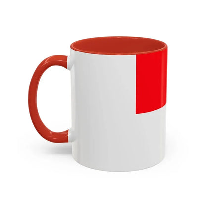 Flag of Lutry Switzerland - Accent Coffee Mug - Go Mug Yourself