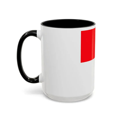 Flag of Lutry Switzerland - Accent Coffee Mug - Go Mug Yourself
