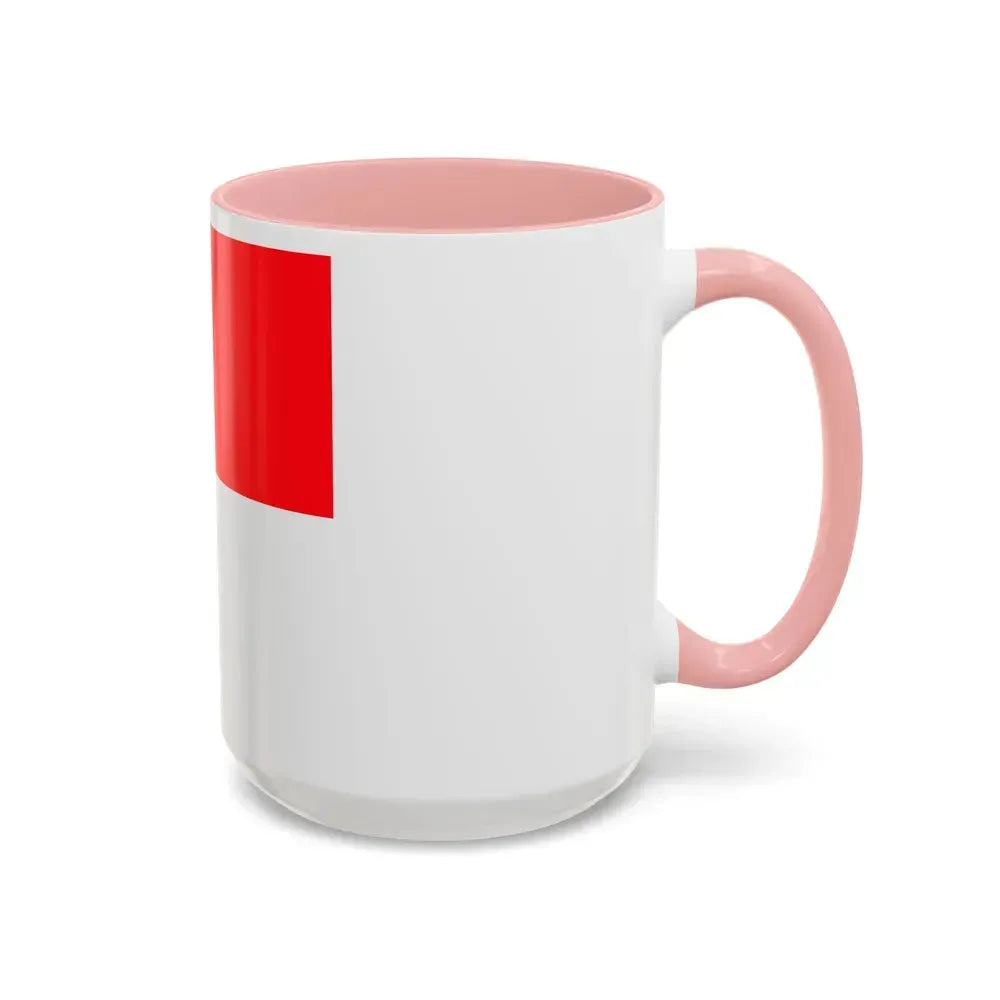 Flag of Lutry Switzerland - Accent Coffee Mug - Go Mug Yourself