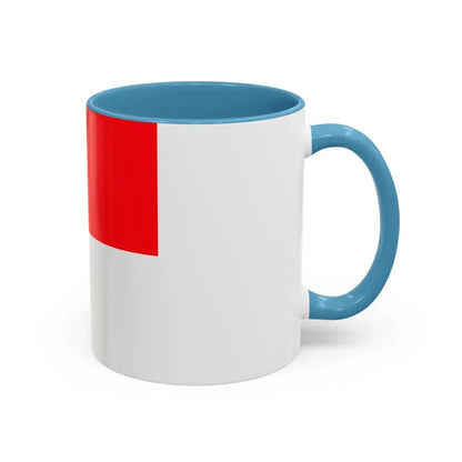 Flag of Lutry Switzerland - Accent Coffee Mug - Go Mug Yourself