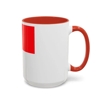 Flag of Lutry Switzerland - Accent Coffee Mug - Go Mug Yourself