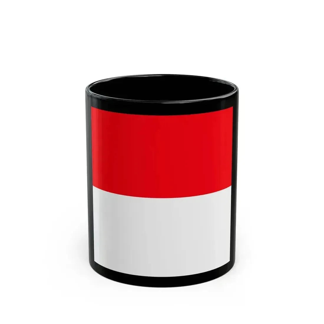 Flag of Lutry Switzerland - Black Coffee Mug 11oz - Go Mug Yourself