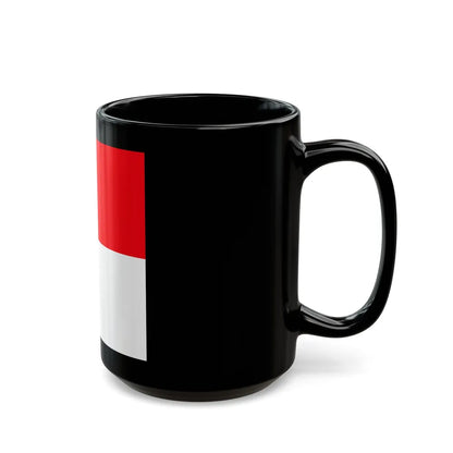 Flag of Lutry Switzerland - Black Coffee Mug-Go Mug Yourself