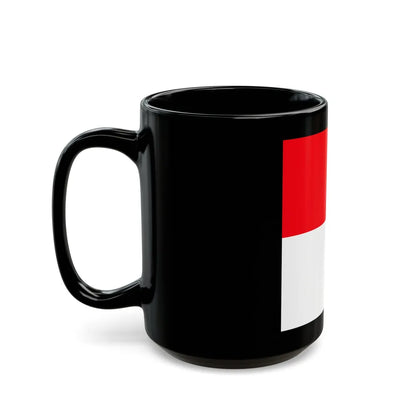 Flag of Lutry Switzerland - Black Coffee Mug-Go Mug Yourself