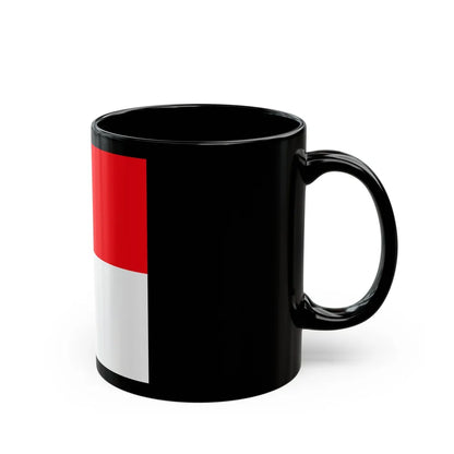 Flag of Lutry Switzerland - Black Coffee Mug-Go Mug Yourself