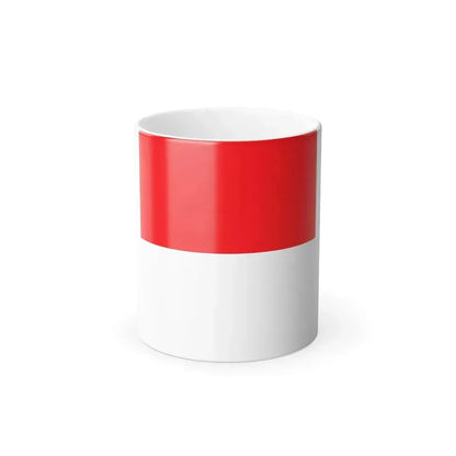 Flag of Lutry Switzerland - Color Changing Coffee Mug 11oz - Go Mug Yourself
