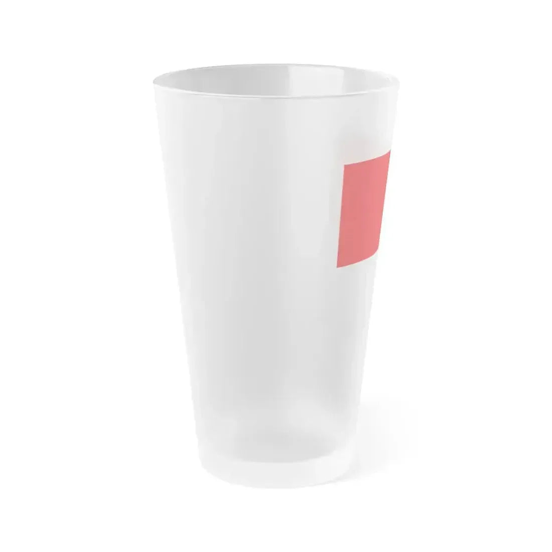 Flag of Lutry Switzerland - Frosted Pint Glass 16oz - Go Mug Yourself