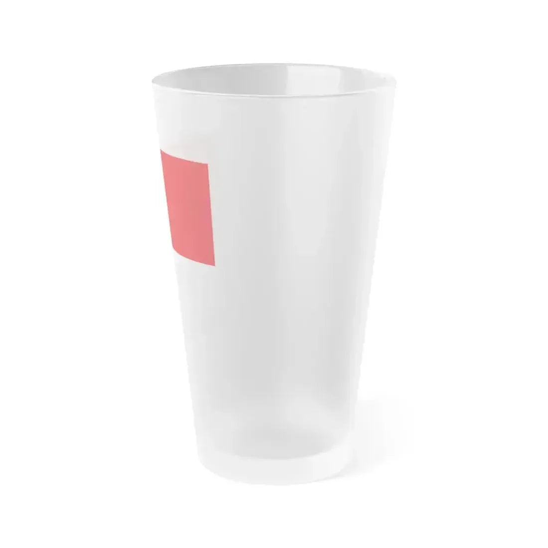 Flag of Lutry Switzerland - Frosted Pint Glass 16oz - Go Mug Yourself