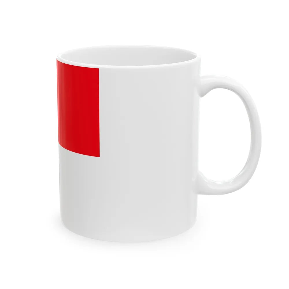 Flag of Lutry Switzerland - White Coffee Mug-Go Mug Yourself