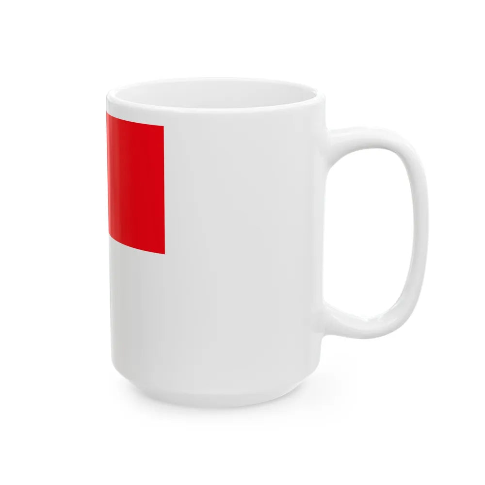 Flag of Lutry Switzerland - White Coffee Mug-Go Mug Yourself