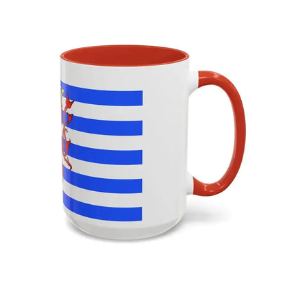 Flag of Luxembourg Belgium - Accent Coffee Mug - Go Mug Yourself