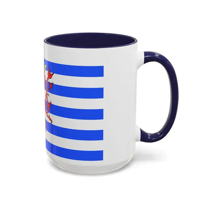 Flag of Luxembourg Belgium - Accent Coffee Mug - Go Mug Yourself