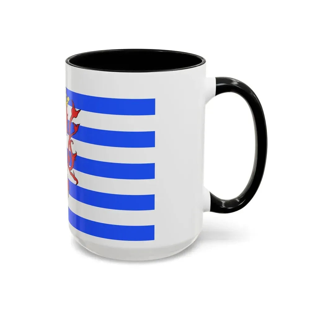 Flag of Luxembourg Belgium - Accent Coffee Mug - Go Mug Yourself