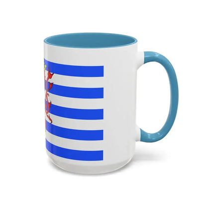 Flag of Luxembourg Belgium - Accent Coffee Mug - Go Mug Yourself