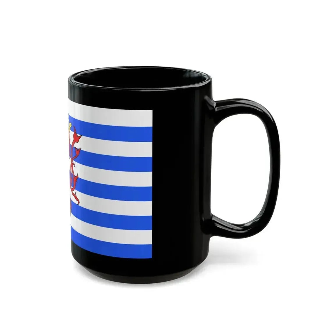 Flag of Luxembourg Belgium - Black Coffee Mug - Go Mug Yourself