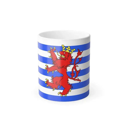 Flag of Luxembourg Belgium - Color Changing Coffee Mug 11oz - Go Mug Yourself