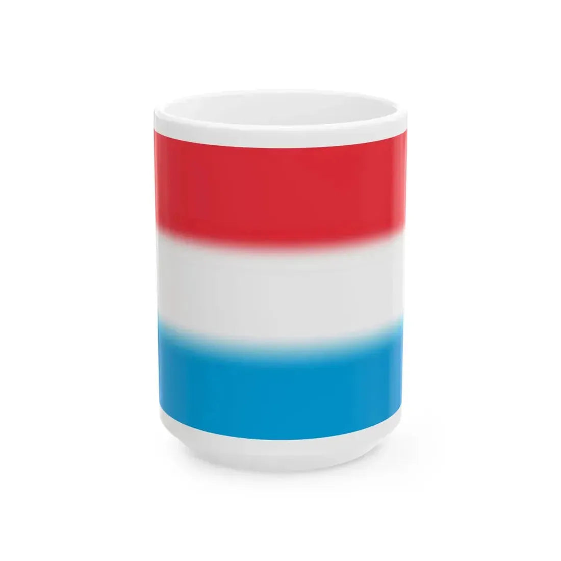 Flag of Luxembourg (Luxembourg) White Coffee Mug 15oz - Go Mug Yourself