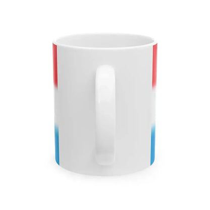 Flag of Luxembourg (Luxembourg) White Coffee Mug - Go Mug Yourself