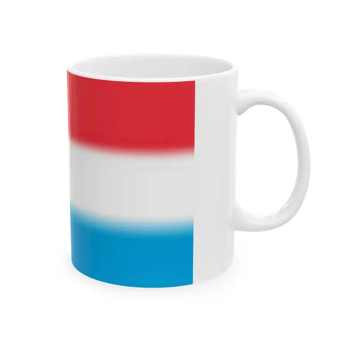 Flag of Luxembourg (Luxembourg) White Coffee Mug - Go Mug Yourself