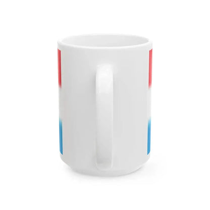 Flag of Luxembourg (Luxembourg) White Coffee Mug - Go Mug Yourself